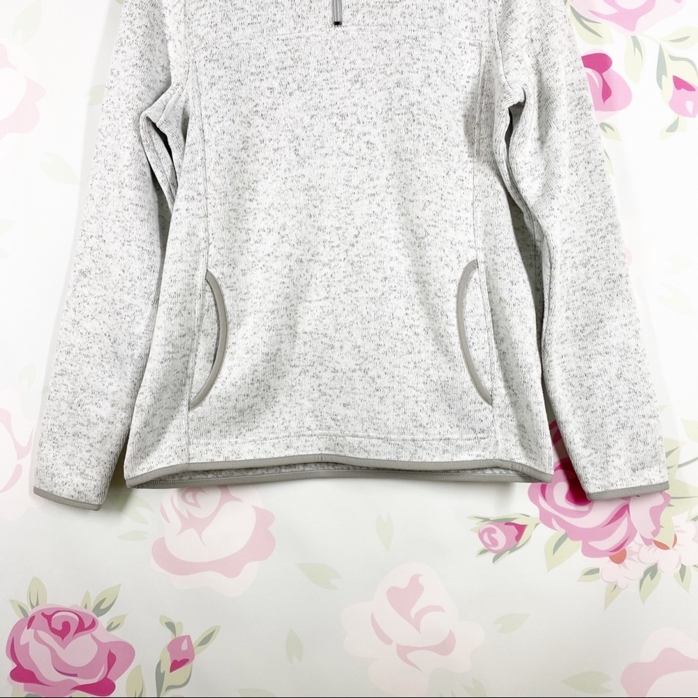 Thread & Supply Gray Quarter Zip Pullover Jacket M - Picture 4 of 11